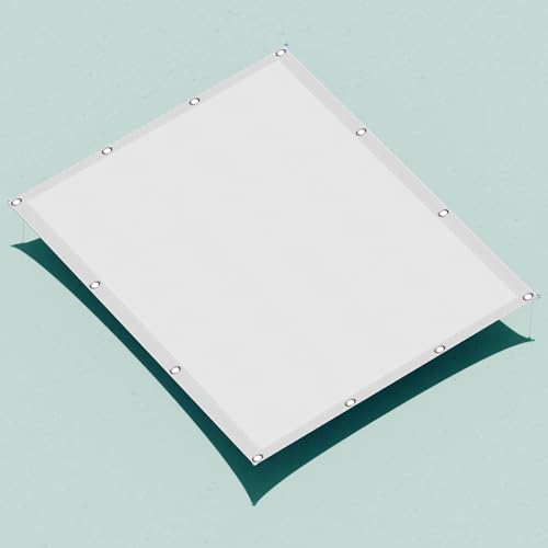 Sonnensegel Sonnenschutz 1.6 x 3.8 m Rechteckig Wasserdicht 98% UV Schutz Rechtwinklig Markise mit Spannseilen mit Ösen für Garten Terrasse Outdoor Camping, Weiß Sonnensegel Sonnenschutz 1.6 x 3.8 m Rechteckig Wasserdicht 98% UV Schutz Rechtwinklig Markise mit Spannseilen mit Ösen für Garten Terrasse Outdoor Camping, Weiß von CHENGTT