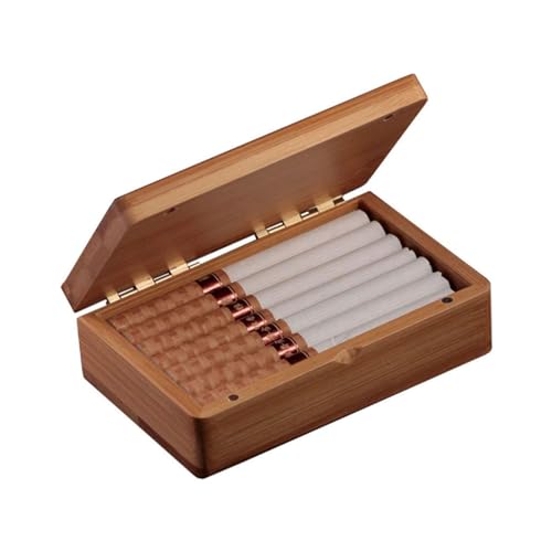 Handgefertigtes Zigarettenetui aus Holz, tragbare, dünne Zigarettenetuis, Box for 12 Zigaretten von CHENHOJU