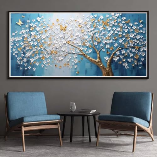 Diamond Painting Erwachsene Groß XXL 90x180cm, 5D Diamant Painting Bilder Großer Baum Eckige Steine Diamond-Painting Goldener Schmetterling Diamant Kunst Malerei Stickerei für Home Wand Décor (SQ13) Diamond Painting Erwachsene Groß XXL 90x180cm, 5D Diamant Painting Bilder Großer Baum Eckige Steine Diamond-Painting Goldener Schmetterling Diamant Kunst Malerei Stickerei für Home Wand Décor (SQ13) von CHENLICXLF