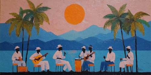 Diamond Painting Konzert, 5D Diamond Painting Eckige Steine Groß XXL 30x60cm, DIY Diamant Painting Bilder Landschaft Diamant Malerei Cross Stitch Stickerei für Erwachsene, Haus Wanddekorationen (SQ6) von CHENLICXLF