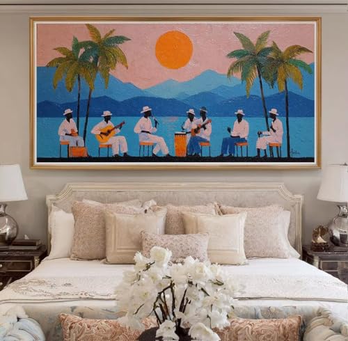 Diamond Painting Konzert XXL 30x60cm, 5D DIY Diamond Painting Erwachsene, Landschaft Diamant Painting Bilder Full Drill, Mosaikherstellung Basteln Erwachsene für Geschenk Wand Dekoration (RD6) von CHENLICXLF