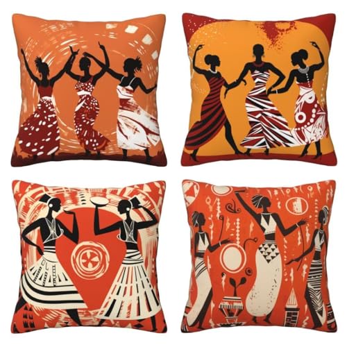 Kissenbezug 35x35 4er Set Leinen Kissenbezüge Afrikanisch Dekorative Sofakissen Zierkissen Ethnisch Couchkissen Outdoor Kissen Zierkissenbezüge Deko Kissen für Sofa Schlafzimmer Wohnzimmer -LI244 Kissenbezug 35x35 4er Set Leinen Kissenbezüge Afrikanisch Dekorative Sofakissen Zierkissen Ethnisch Couchkissen Outdoor Kissen Zierkissenbezüge Deko Kissen für Sofa Schlafzimmer Wohnzimmer -LI244 von CHENLICXLF