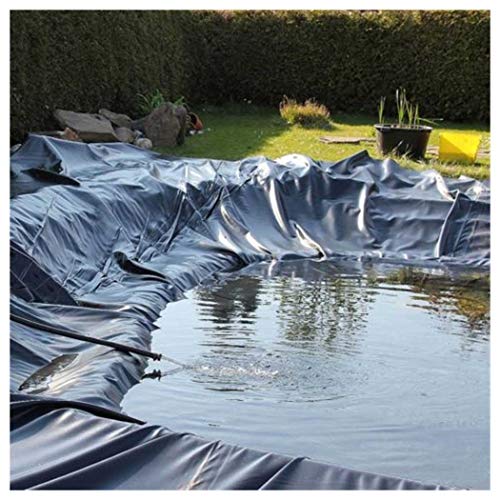 Teichfolien Liner HDPE Fischteich Liner Garten Teich landschaftsbau Pool Verstärkt Dicke Heavy Duty Wasserdichte Membran Liner Tuch 0,2mm Teichfolie Große Fischteichfolie ( Size : 3x3M(9.8x9.8ft) ) von CHENLYD