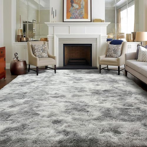 CHENMIAO Teppich Wohnzimmer 70 x 70 cm Flauschig Hochflor Extra Shaggy Bettvorleger Teppich Schlafzimmer Anti-Rutsch-Rückseite für Kinderzimmer Wohnzimmer, Hellgrau CHENMIAO Teppich Wohnzimmer 70 x 70 cm Flauschig Hochflor Extra Shaggy Bettvorleger Teppich Schlafzimmer Anti-Rutsch-Rückseite für Kinderzimmer Wohnzimmer, Hellgrau von CHENMIAO