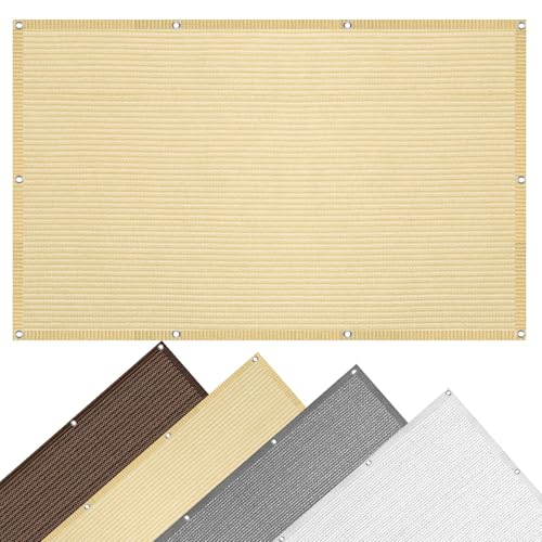 Rechteck Sonnensegel 105 x 175 cm Sonnenschutz 95% Uv-Schutz Atmungsaktiv, Garten Schattierungsnetz 90% Shading Rate inkl Seile & Kabelbinder für Terrasse Garten Balkon, Creme Farben Rechteck Sonnensegel 105 x 175 cm Sonnenschutz 95% Uv-Schutz Atmungsaktiv, Garten Schattierungsnetz 90% Shading Rate inkl Seile & Kabelbinder für Terrasse Garten Balkon, Creme Farben von CHENMIAO