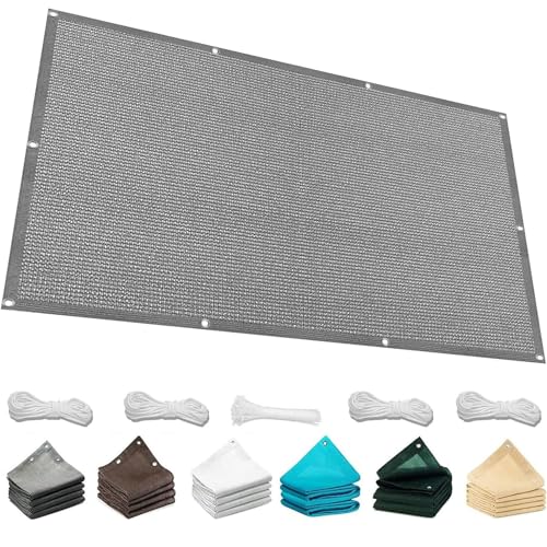 Rechteck Sonnensegel 65 x 280 cm Sonnenschutz aus Hdpe-Gewebe Ohne Bohren, Garten Segel Schattiernetz 90% Shading Rate inkl Seile & Kabelbinder für Terrasse Garten Balkon, Hellgrau Rechteck Sonnensegel 65 x 280 cm Sonnenschutz aus Hdpe-Gewebe Ohne Bohren, Garten Segel Schattiernetz 90% Shading Rate inkl Seile & Kabelbinder für Terrasse Garten Balkon, Hellgrau von CHENMIAO