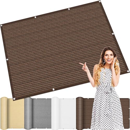 Sonnensegel 105 x 185 cm Sonnenschutz 95% Uv-Schutz Atmungsaktiv, Markise Segel Baldachin mit Kordel & Kabelbinder, Machen Sondergrößen für Außenbereich, Terrasse, Balkon, Braun Sonnensegel 105 x 185 cm Sonnenschutz 95% Uv-Schutz Atmungsaktiv, Markise Segel Baldachin mit Kordel & Kabelbinder, Machen Sondergrößen für Außenbereich, Terrasse, Balkon, Braun von CHENMIAO