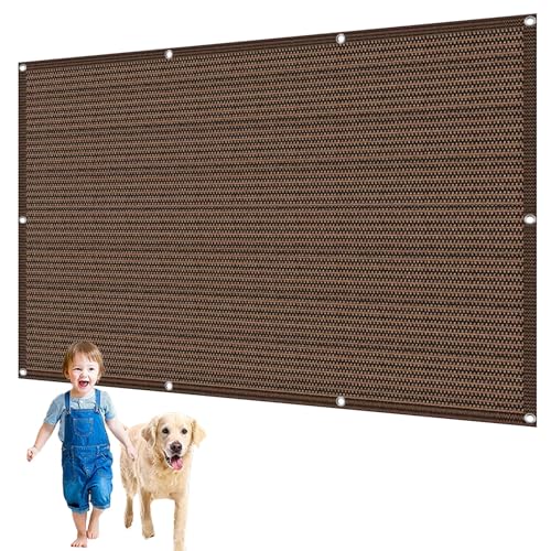 Sonnensegel Rechteckig 100 x 140 cm Sonnenschutz aus Hdpe-Gewebe Ohne Bohren, Segel Baldachin Markise 90% Shading Rate inkl Seile & Kabelbinder für Terrasse Garten Balkon, Braun Sonnensegel Rechteckig 100 x 140 cm Sonnenschutz aus Hdpe-Gewebe Ohne Bohren, Segel Baldachin Markise 90% Shading Rate inkl Seile & Kabelbinder für Terrasse Garten Balkon, Braun von CHENMIAO