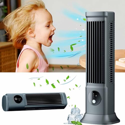 Coldeez Cooling Ace 3.0, Vianys Cooling Ace 3.0, Mobile Klimaanlage mit 360° einstellbare Windrichtung, Leise Tragbare Klimagerät Ventilator mit 3 Geschwindigkeiten für Schlafzimmer Büro von CHENRI