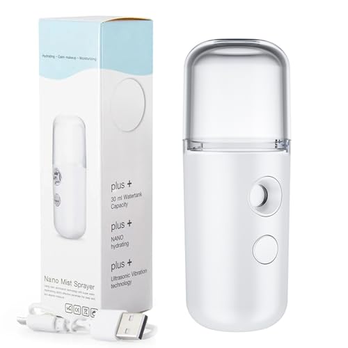 Easy Care Sunshine 15s Heat up Mini Travel Steamer, Reise Dampfglätter Steamer, Hand-Dampfgarer für Kleidung, Aufladbarer Kleidungsdampfer, Tragbarer Handdampfer für Stoffe Falten Entferner (Weiß) von CHENRI