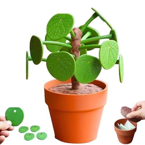 Pilea Food Picker, The Chinese Money Plant, Dinner Decider, 3D-Gedruckter lustiger Dinner Decider mit Blumentopf-Spardose und magnetischen Blättern für die Entscheidung, was es zum Abendessen gibt Pilea Food Picker, The Chinese Money Plant, Dinner Decider, 3D-Gedruckter lustiger Dinner Decider mit Blumentopf-Spardose und magnetischen Blättern für die Entscheidung, was es zum Abendessen gibt von CHENRI