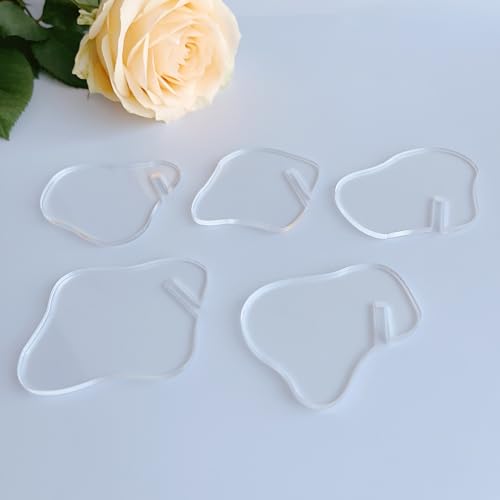 20 Stück Moderne Acryl Hochzeit Namen Tischkarten Ideen Event Party Platznamen Glas Gedeck Getränk Charm Namenskarten (klar) von CHENRUI