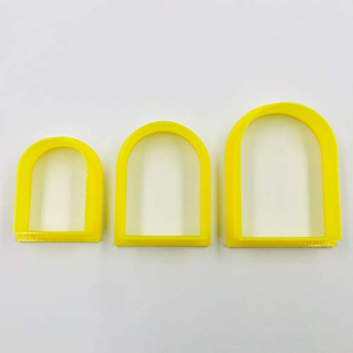 3er Set Bogen Tonausstecher Set Plätzchenausstecher 3D Polymer Clay Cutter 3er Set Bogen Tonausstecher Set Plätzchenausstecher 3D Polymer Clay Cutter von CHENRUI