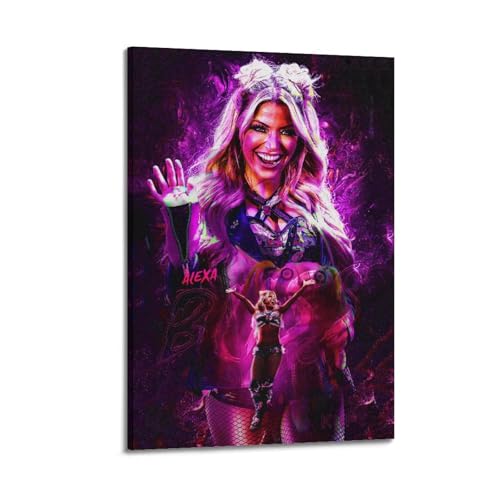CHENSUL Alexa Bliss Wrestling Sports Stars Kunstposter auf Leinwand, Wandkunst, dekorativ, Schlafzimmer, modern, Heimdruck, Bild, Kunstwerke, 30 x 45 cm CHENSUL Alexa Bliss Wrestling Sports Stars Kunstposter auf Leinwand, Wandkunst, dekorativ, Schlafzimmer, modern, Heimdruck, Bild, Kunstwerke, 30 x 45 cm von CHENSUL
