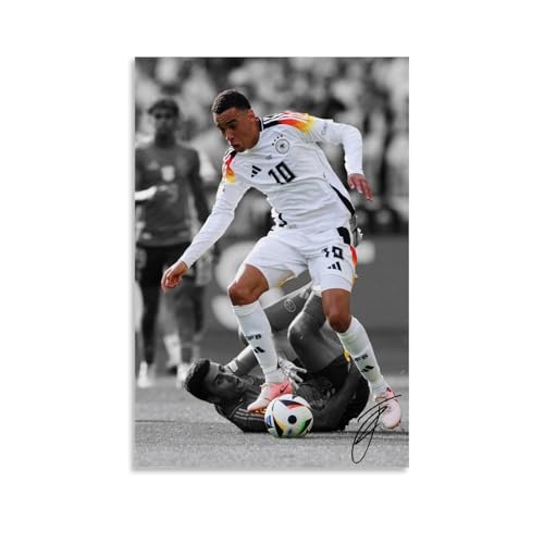 CHENSUL Jamal Musiala Fußballstar-Poster, ästhetischer Druck, Kunstdruck, Wandgemälde, Leinwand, moderne Schlafzimmerdekoration, 20 x 30 cm CHENSUL Jamal Musiala Fußballstar-Poster, ästhetischer Druck, Kunstdruck, Wandgemälde, Leinwand, moderne Schlafzimmerdekoration, 20 x 30 cm von CHENSUL