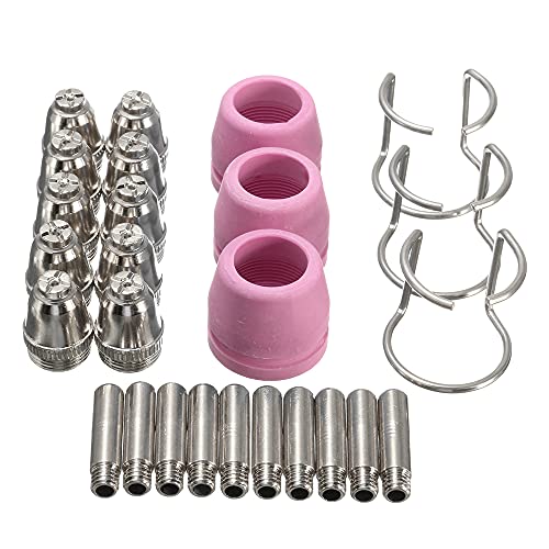CHENTON 26-teiliges Plasmaschneider-Verbrauchsmaterial-Set SG-55 AG-60 WSD-60P Schneidbrennerspitzendüse CHENTON 26-teiliges Plasmaschneider-Verbrauchsmaterial-Set SG-55 AG-60 WSD-60P Schneidbrennerspitzendüse von CHENTON