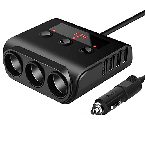 CHENTON Auto Zigarettenanzünder Steckdose KFZ Kabel Splitter 4 Ports USB Schnittstelle Auto Feuerzeug Steckdose Auto Stecker Adapter CHENTON Auto Zigarettenanzünder Steckdose KFZ Kabel Splitter 4 Ports USB Schnittstelle Auto Feuerzeug Steckdose Auto Stecker Adapter von CHENTON