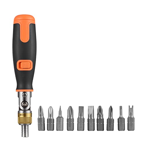 Zwei-Wege-Ratschen-Schraubendreher, 10-in-1-Mehrbit-Ratschen-Schraubendreher-Set, 6,23 mm, verstellbares Steckschlüssel-Werkzeug CHENTON Zwei-Wege-Ratschen-Schraubendreher, 10-in-1-Mehrbit-Ratschen-Schraubendreher-Set, 6,23 mm, verstellbares Steckschlüssel-Werkzeug CHENTON von CHENTON