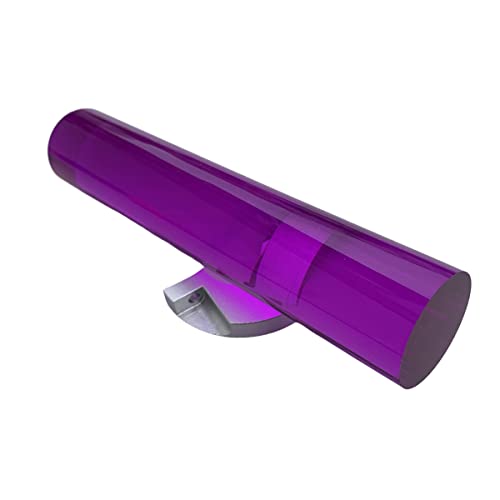 CHENWN 2 Stück lila Acryl runde solide Stange DIY Dekor Zubehör 15 mm Durchmesser 500 mm lang von CHENWN