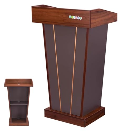 CHENYUOZ Rednerpult, Podium, Stehpult Rednerpult, Bodenstehende Rezeptionspulte, kommerzieller Präsentationsständer for Kirche, Konzert von CHENYUOZ