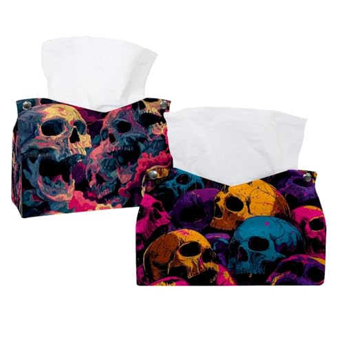 2 x Halloween-Tücherhalter, 19 x 12,7 x 15 cm 2 x Halloween-Tücherhalter, 19 x 12,7 x 15 cm von CHENZZZZ