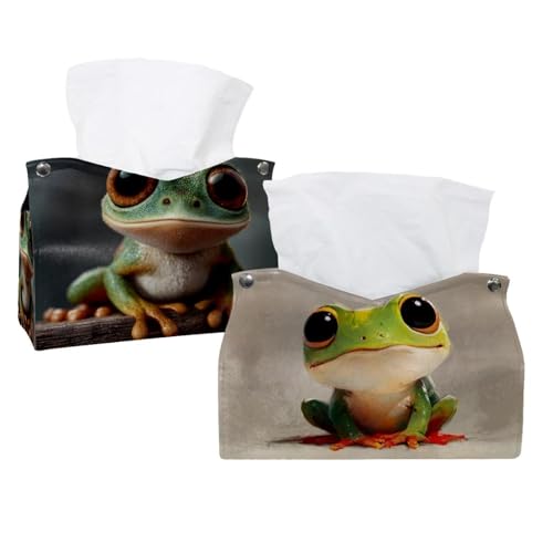 2 x niedliche Frosch-Tücherbox-Halter auf Tisch und Barth-Zimmer 2 x niedliche Frosch-Tücherbox-Halter auf Tisch und Barth-Zimmer von CHENZZZZ