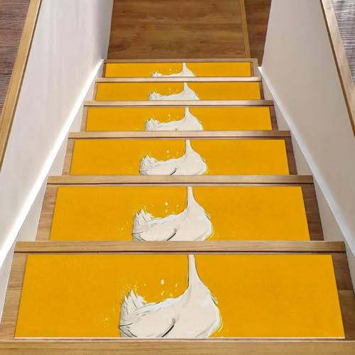 CHENZZZZ 15 Cartoon-Enten, gelb-weiße Treppenstufen, Teppich, rutschfest, Sicherheitsläufer für Holzstufen, Innenbereich, widerstandsfähige Matte für Kinder und Hunde CHENZZZZ 15 Cartoon-Enten, gelb-weiße Treppenstufen, Teppich, rutschfest, Sicherheitsläufer für Holzstufen, Innenbereich, widerstandsfähige Matte für Kinder und Hunde von CHENZZZZ
