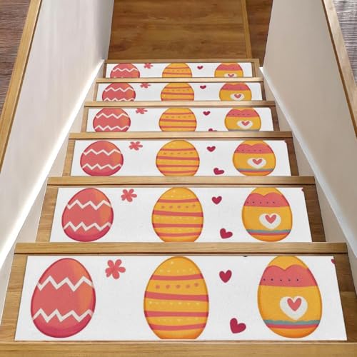 CHENZZZZ 15 x rutschfeste Teppich-Stufenmatten für Holzstufen, 20,3 x 76,2 cm, Treppenläufer, Matten für den Innenbereich, schmutzabweisend, Treppenstufen für Kinder, ältere Menschen, Hunde von CHENZZZZ