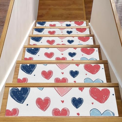 CHENZZZZ 15 x rutschfeste Teppich-Stufenmatten für Holzstufen, 20,3 x 76,2 cm, Treppenläufer, Matten für den Innenbereich, schmutzabweisend, Treppenstufen für Kinder, ältere Menschen, Hunde CHENZZZZ 15 x rutschfeste Teppich-Stufenmatten für Holzstufen, 20,3 x 76,2 cm, Treppenläufer, Matten für den Innenbereich, schmutzabweisend, Treppenstufen für Kinder, ältere Menschen, Hunde von CHENZZZZ