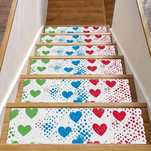 CHENZZZZ 15 x rutschfeste Teppich-Stufenmatten für Holzstufen, 20,3 x 76,2 cm, Treppenläufer, Matten für den Innenbereich, schmutzabweisend, Treppenstufen für Kinder, ältere Menschen, Hunde CHENZZZZ 15 x rutschfeste Teppich-Stufenmatten für Holzstufen, 20,3 x 76,2 cm, Treppenläufer, Matten für den Innenbereich, schmutzabweisend, Treppenstufen für Kinder, ältere Menschen, Hunde von CHENZZZZ