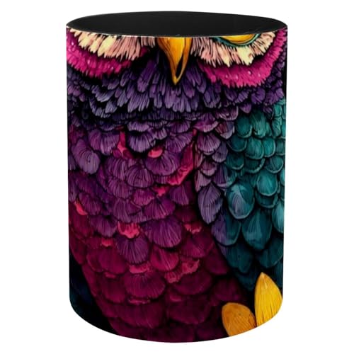 CHENZZZZ Stiftehalter, Cartoon-Eulen, Blumen und Vögel, 2 Stück CHENZZZZ Stiftehalter, Cartoon-Eulen, Blumen und Vögel, 2 Stück von CHENZZZZ