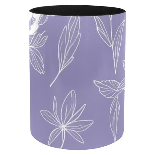 CHENZZZZ Stiftehalter für den Schreibtisch, Blumenmuster, Violett, 3 Stück CHENZZZZ Stiftehalter für den Schreibtisch, Blumenmuster, Violett, 3 Stück von CHENZZZZ