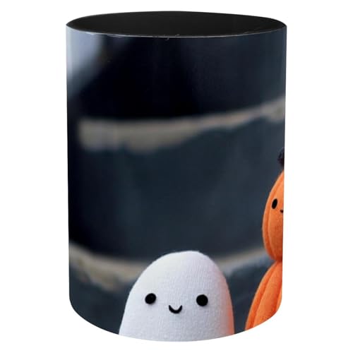 CHENZZZZ Stifthalter für Schreibtisch, Halloween Pukpkins und Geister (2) Stifthalter für Schreibtisch, Büro, Stift-Organizer von CHENZZZZ