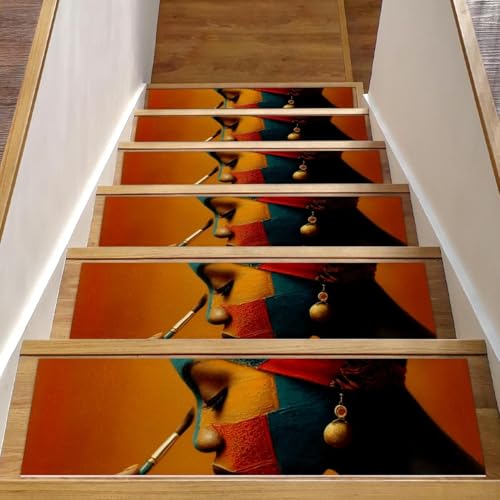 CHENZZZZ Teppich-Stufenmatten für Holzstufen im Innenbereich, 15 Stück, rutschfest, für Haustiere, Kinder und ältere Menschen CHENZZZZ Teppich-Stufenmatten für Holzstufen im Innenbereich, 15 Stück, rutschfest, für Haustiere, Kinder und ältere Menschen von CHENZZZZ