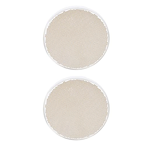 CHEOTIME 2 PCS Runde Schweißplatte mit mehreren Löchern Quarzschweißen Fliesenschmuck Wärmeisolierung Board für Lichtbogenschweißen anderer Schweißgeräte und Zubehör (Runde kleine Größe) von CHEOTIME