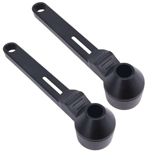 CHEOTIME 2 Packs Kaffeeschaufel Trichter für wiederverwendbare nachfüllbare Kaffeeschalen 2 EL Messung von Kaffee Kaffee und Trichter für Proteinpulver Tee Kaffee von CHEOTIME