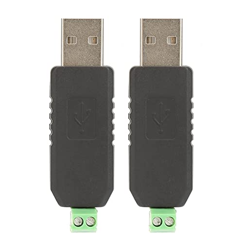 CHEOTIME 2 Stück USB-zu-RS485-Konverter-Adaptermodul Für Win8/Win7/Linux/XP/Vista, Schnelle Kommunikation, Eingebettete Schutzschaltungen, Rücksetzbare Sicherung, ESD-Schutz von CHEOTIME