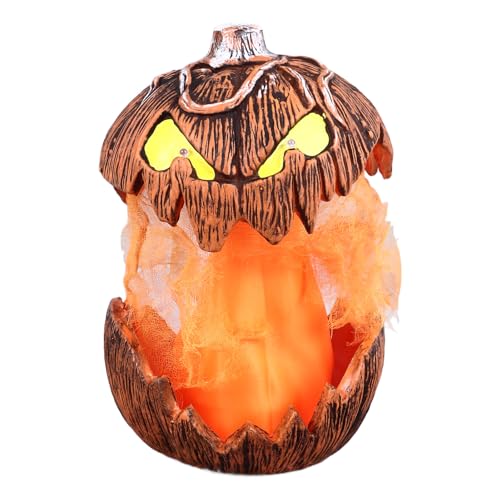 CHEOTIME 20cm Halloween Lichter, Pop-Up-Kopf Stimme Aktivierte Lifting Beleuchtung ation für Rasen Tisch Halloween Spukhaus von CHEOTIME