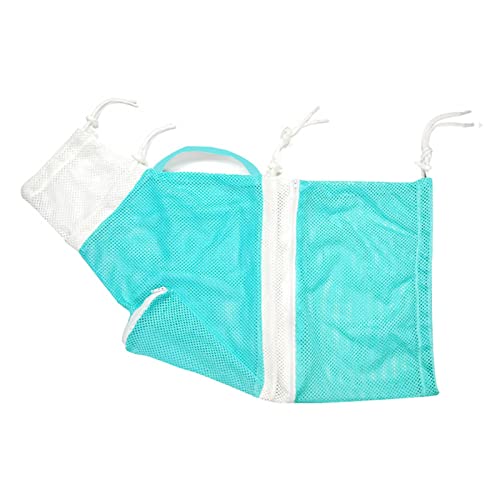 CHEOTIME Cat Bade-/Pflege -Beutel, atmungsaktives Netz weiche Polyester -Katze Waschbeutel Anti -Scratch -Duschbeutel Verstellbarer Duschnetz -Beutel für Nagelbadeuntersuchung (Rosa weiß) (Grün weiß) von CHEOTIME
