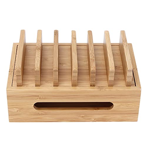 CHEOTIME Holz ladestation Organizer, stilvoller Retro verstellbarer Ladestation ständer mit Kabel-Box-Organizer für Laptop-Tablets Pads Smartphones CHEOTIME Holz ladestation Organizer, stilvoller Retro verstellbarer Ladestation ständer mit Kabel-Box-Organizer für Laptop-Tablets Pads Smartphones von CHEOTIME