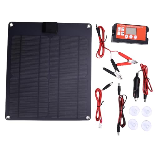 CHEOTIME IP67 Solar Battery Ladegerät, 30W USB -Anschlüsse Solarpanel mit Smart Controller, Trickle Ladegerät für Autoboot -Wohnmobilanhänger CHEOTIME IP67 Solar Battery Ladegerät, 30W USB -Anschlüsse Solarpanel mit Smart Controller, Trickle Ladegerät für Autoboot -Wohnmobilanhänger von CHEOTIME