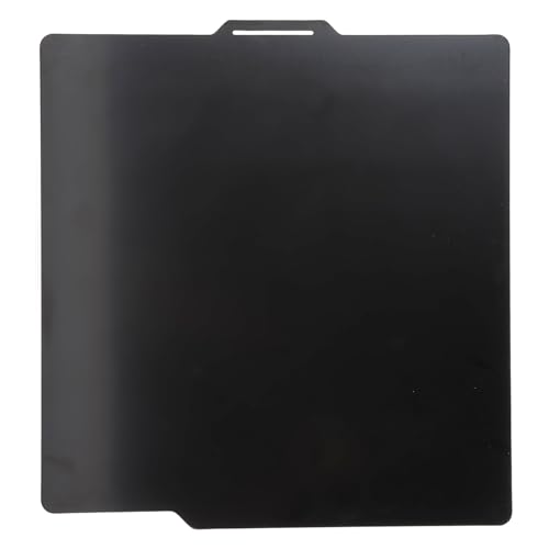 CHEOTIME Magnetic 3D Printer Build Plate 257x257mm Double Sided Smooth Spring Steel Print Bed Black 65Mn Sheet for X1 X1E 3D Printing Platform von CHEOTIME