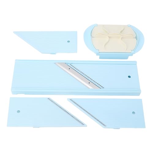 CHEOTIME Multi-Handschneider, verstellbare Edelstahlklinge, Gemüseschneider, Kartoffelschneidewerkzeug mit mehreren Klingen, Gemüseschneider zum schnellen Schneiden von Obst und CHEOTIME Multi-Handschneider, verstellbare Edelstahlklinge, Gemüseschneider, Kartoffelschneidewerkzeug mit mehreren Klingen, Gemüseschneider zum schnellen Schneiden von Obst und von CHEOTIME