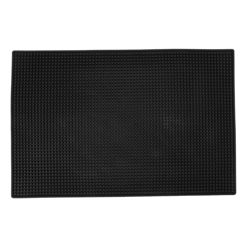 CHEOTIME PVC Bar Matte PVC Bar Service Matte Rechteck Service Spill Cup Pad Glas Whiskey Kaffee Tee Bier Untersetzer Tisch 60x30cm für Küchen Restaurant Hotel Getränke (45 * 30 cm) von CHEOTIME
