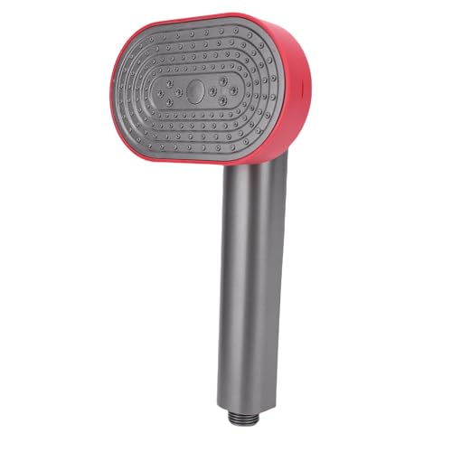 CHEOTIME Showerhead, Pressurized High Pressure Rotatable 360 Degree with 4 Spray Modes, One Key Water Stop Valve, ABS for Bathroom Shower von CHEOTIME
