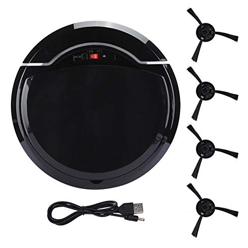 CHEOTIME Smart Vacuum Cleaner, Compact 23cm ABS Robotic Sweeper with USB Charging, Sweeping Robot for Home Floor on Hardwood Tile von CHEOTIME