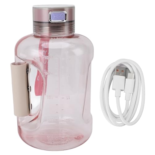 CHEOTIME Wasserstoff-Wasserflasche, 1,5 L Tragbarer Wasserstoff-Wasserflaschen-Generator Mit USB-Kabel Hydrohealth Wasserstoff-Wasserflasche Wasserstoff-Wassermaschine(Rosa) von CHEOTIME