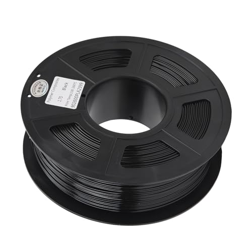 Cheotime 1,75 mm Filament, 3D -Drucker -Filament Schwarzer Pla Polymer -Kompositen -Bündel, 1 kg Spulen Druck Verbrauchsmaterialien von CHEOTIME