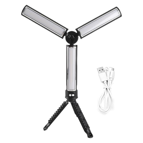 Cheotime 2850MAH wiederaufladbares Arbeitslicht, Multi-Mode-LED-Licht mit USB-Batterie und verstellbare Helligkeit für Außenaufgaben in Innenräumen von CHEOTIME