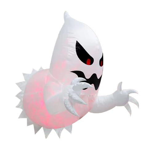 Cheotime 3 Fuß Halloween aufblasbarer, gruseliger Fliegergeister, aus dem Fenster ausgebrochen mit aufblasbarem Gebäude in LED Blow Up Ghost für Halloween Party Innen, Außen, Cheotime 3 Fuß Halloween aufblasbarer, gruseliger Fliegergeister, aus dem Fenster ausgebrochen mit aufblasbarem Gebäude in LED Blow Up Ghost für Halloween Party Innen, Außen, von CHEOTIME